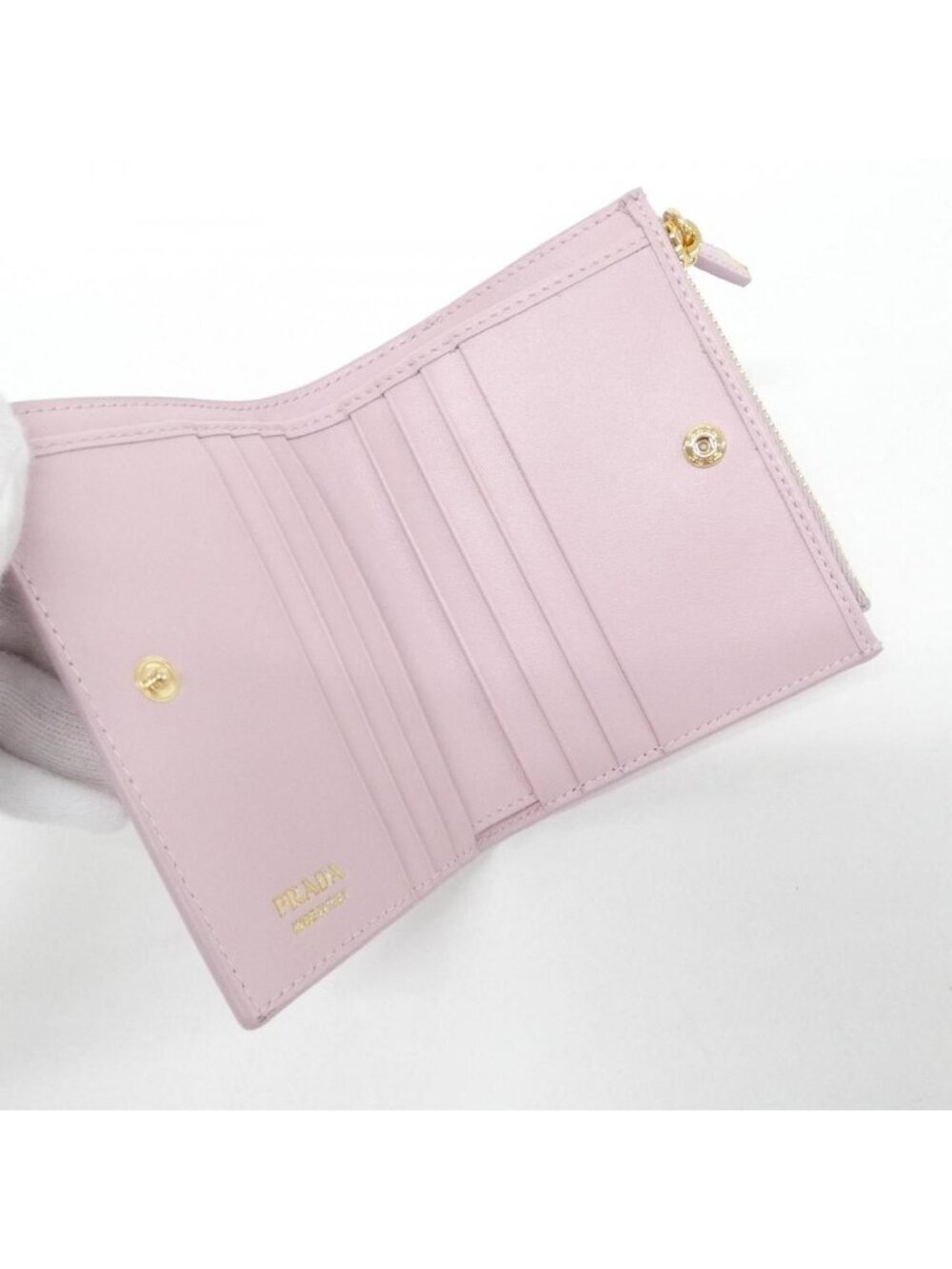 Prada Wallet Gold - Picture 5 of 6